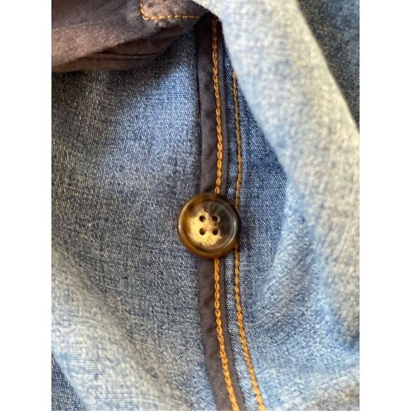 Orvis Women’s Denim Car Coat/Blazer 3 Button Front Sz. 18 - Picture 13 of 13